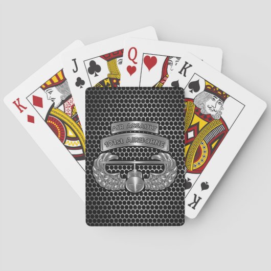 Jeu De Cartes 101e division aéroportée (dos)
