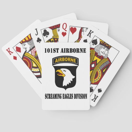Jeu De Cartes 101st Screaming Eagles Playing Cards (dos)