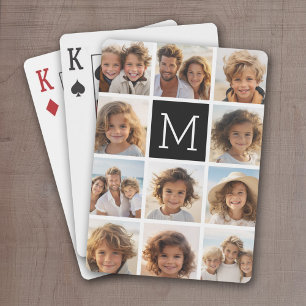 Jeu De Cartes 11 Photo Instagram Collage personnalisé Monogramme