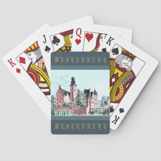 Jeu De Cartes 1729 A. de Haen Dutch Kasteel WESTERVELT (dos)
