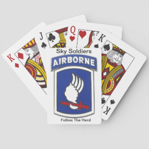 Jeu De Cartes 173d cartes de jeu aéroportées Armée airsoft