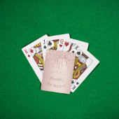 Jeu De Cartes 18e anniversaire rose parties scintillant or goutt