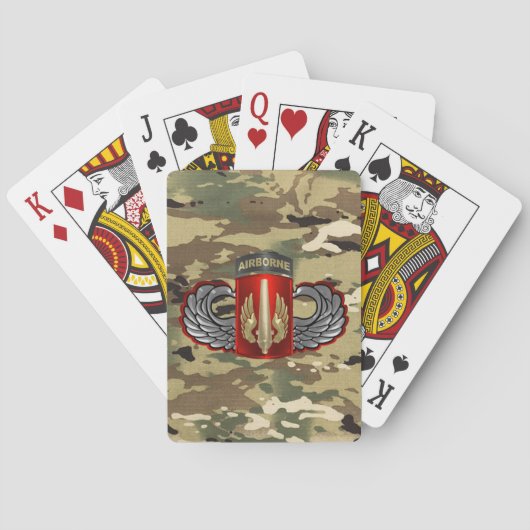 Jeu De Cartes 18e brigade d'artillerie de campagne aéroportée (dos)