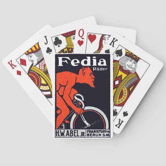 Jeu De Cartes 1920 Diable à vélo (dos)