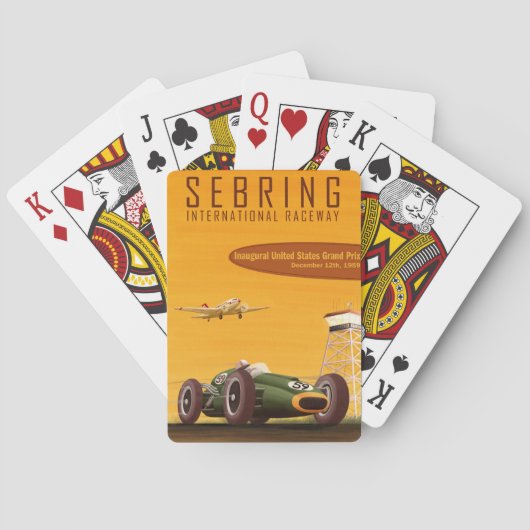 Jeu De Cartes 1959 cartes de jeu des Etats-Unis Grand prix (dos)
