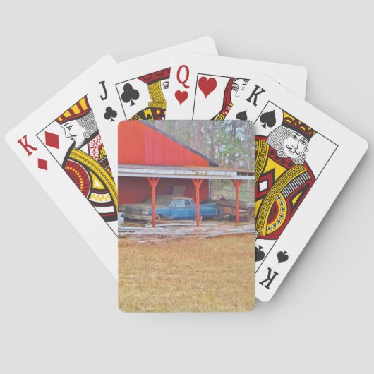 Jeu De Cartes 1960 BLUE SADAND DEVILLE Antique car (dos)