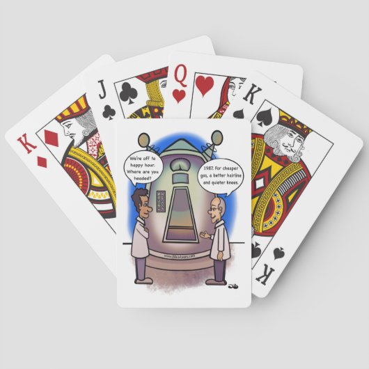 Jeu De Cartes 1987 Retour Dans Le Temps (dos)