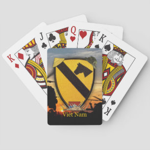 Jeu De Cartes 1ère division de cavalerie vietnam vétérans poker 