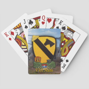 Jeu De Cartes 1ère division de cavalerie vietnam vétérans poker 