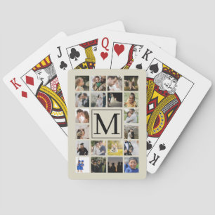 Jeu De Cartes 20 photo collage Famille Black et Biege