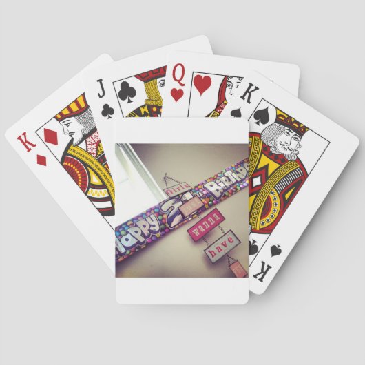 Jeu De Cartes 21e jour de Birthday (dos)