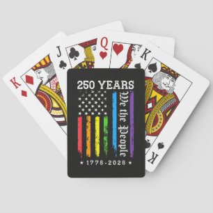 Jeu De Cartes 250 Ans de 250e Anniversaire Américain LGBT Pr
