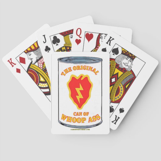 JEU DE CARTES 25E BOUTON D'INFANTERIE A** (dos)