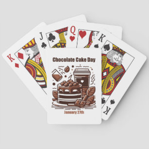 Jeu De Cartes 27 janvier - Journée du gâteau au chocolat