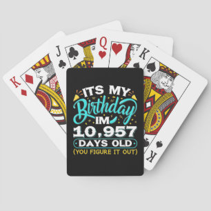 Jeu De Cartes 30e anniversaire   C'est mon 30e anniversaire