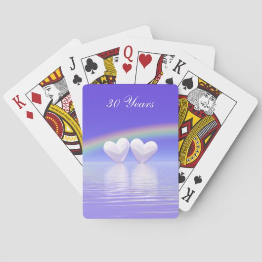 Jeu De Cartes 30e anniversaire Pearl Hearts (dos)