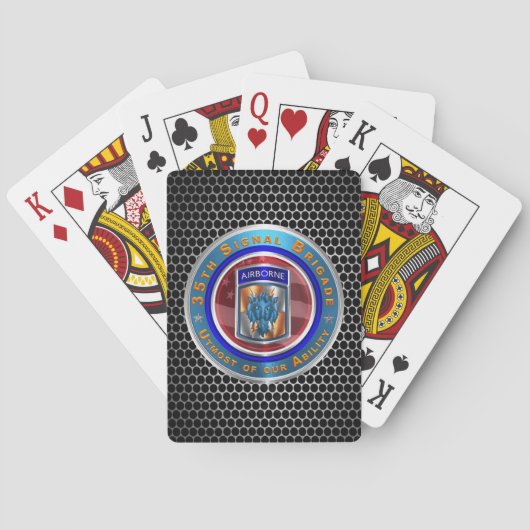 Jeu De Cartes 35e brigade des transmissions aéroportée (dos)