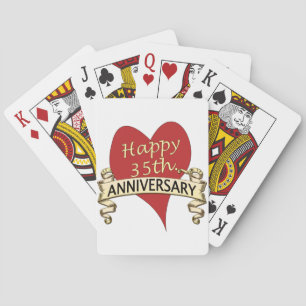 Jeu De Cartes 35ème. Anniversaire