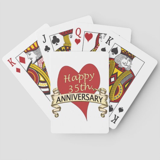 Jeu De Cartes 35ème. Anniversaire (dos)