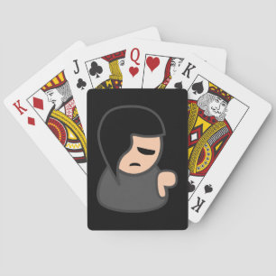 JEU DE CARTES 36578 EMO CARTOON ENFANT ATTITUDE DÉPRIMÉE