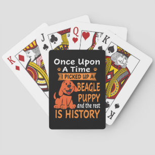 Jeu De Cartes 36 Un Sur Un Beagle De Temps Puppy