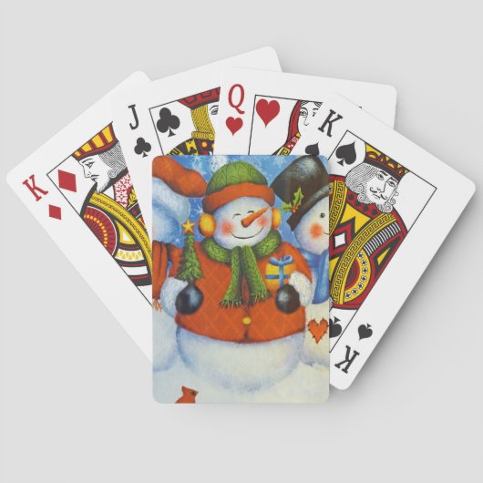 Jeu De Cartes 3 Joyeux neigeurs (dos)