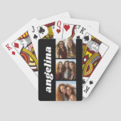 Jeu De Cartes 3 Photos tendance et Nom de Chunky - Noir (dos)