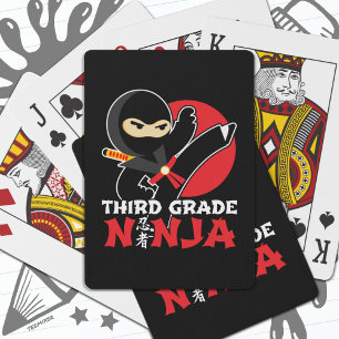 Jeu De Cartes 3e année Ninja Kick Premier jour Retour à l'école