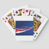 Jeu De Cartes 4 Juillet Abstrait (dos)