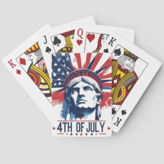 Jeu De Cartes 4 juillet célébration