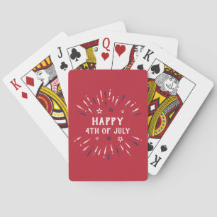 Jeu De Cartes 4 juillet Fête de l'Indépendance Patriotique Améri