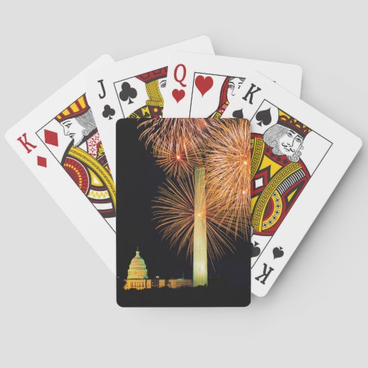 Jeu De Cartes 4 juillet, Firework Display, Skyline (dos)