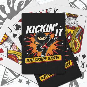 Jeu De Cartes 4e année Ninja Kick Premier jour Retour à l'école