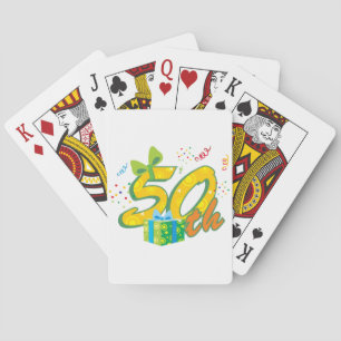 Jeu De Cartes 50e anniversaire Jouer des cartes