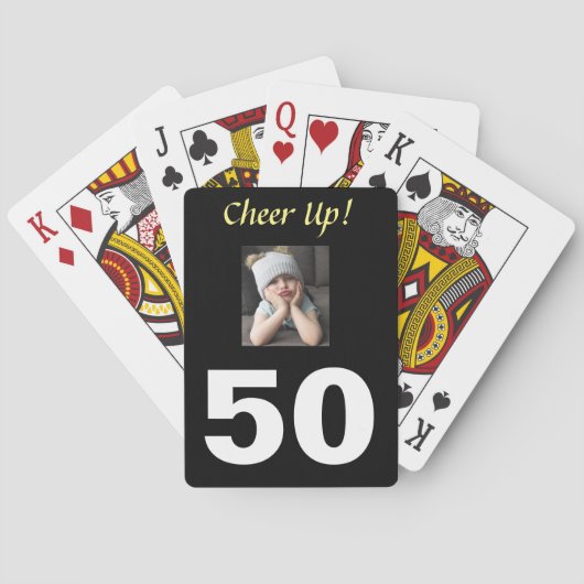 Jeu De Cartes 50th Cheer Up! Anniversaire de Grumpy Girl (dos)
