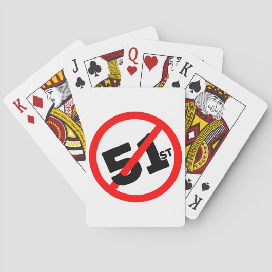 Jeu De Cartes 51e État Aucun moyen (dos)