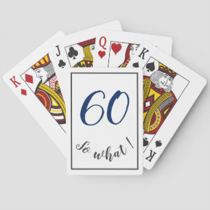Jeu De Cartes 60e anniversaire Funny 60 alors quelle motivation