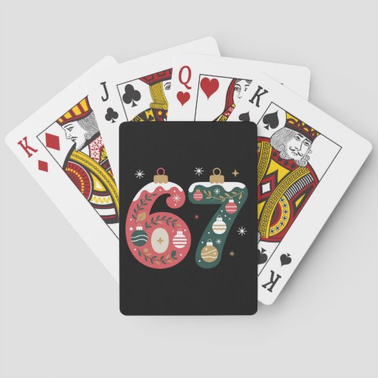 Jeu De Cartes 6 7 Six Seven Génération Z Alpha Argot de Noël Bou (dos)