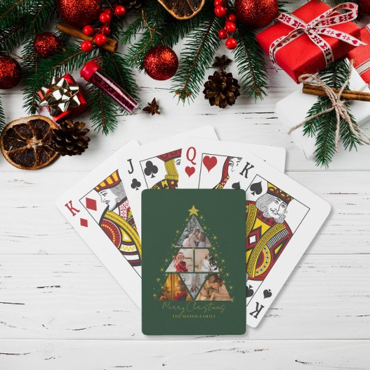 Jeu De Cartes 6 Photo Tree Shape Christmas memory game