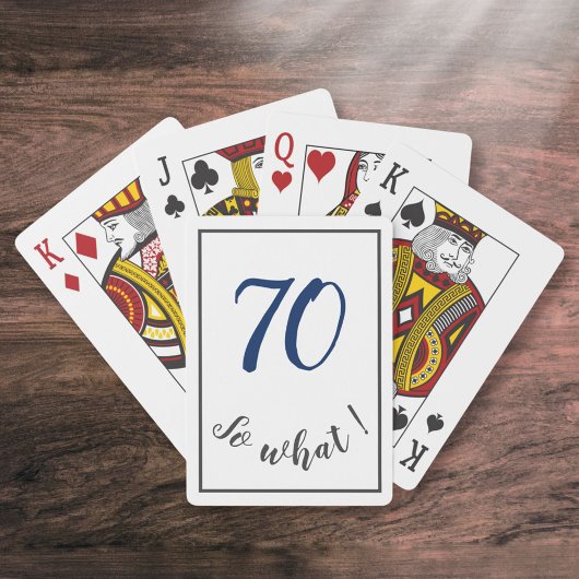 Jeu De Cartes 70e anniversaire Funny 70 alors quelle motivation