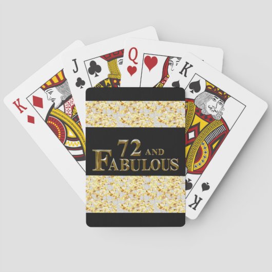Jeu De Cartes 72e anniversaire  (dos)