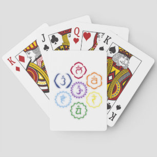 Jeu De Cartes 7 chakras principaux en cercle
