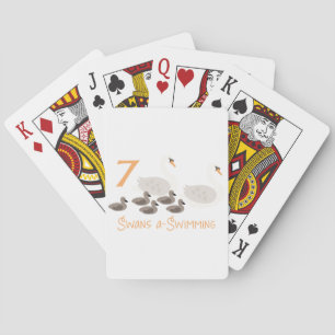 Jeu De Cartes 7 Swans a Swimming
