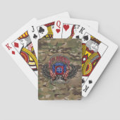 Jeu De Cartes 82e Camo de Fort Bragg (dos)