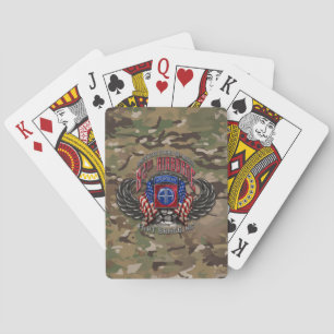 Jeu De Cartes 82e Camo de Fort Bragg