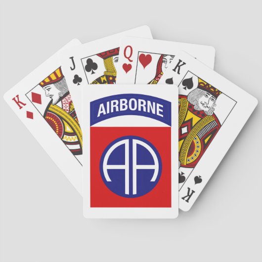 Jeu De Cartes 82e carte de jeu aéroportée (dos)
