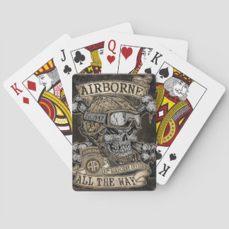 Jeu De Cartes 82e cartes de jeu aéroportées