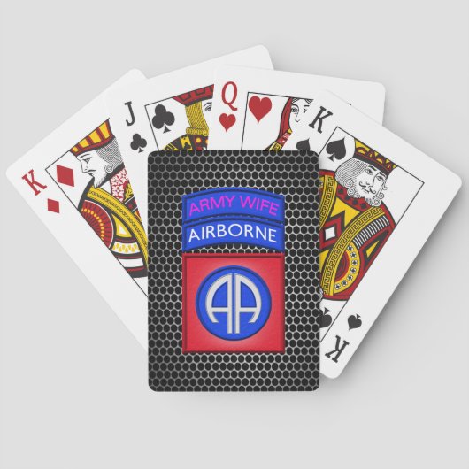 Jeu De Cartes 82e division aéroportée (dos)