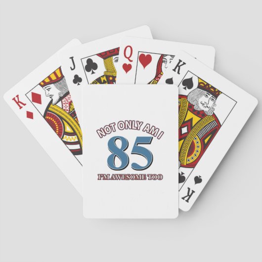 Jeu De Cartes 85e année (dos)