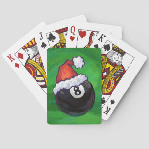 Jeu De Cartes 8 Bal Christmas Green
